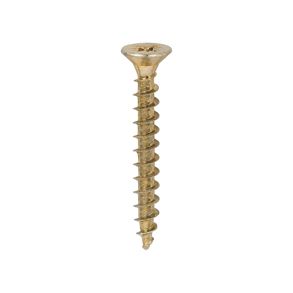 Timco Solo Woodscrews - Yellow Countersunk
