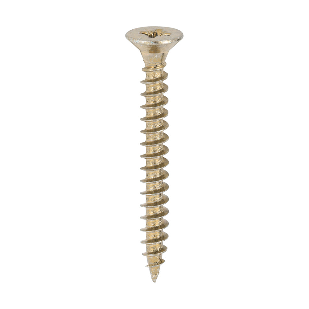Timco Classic Multi-Purpose Screws - Yellow Countersunk