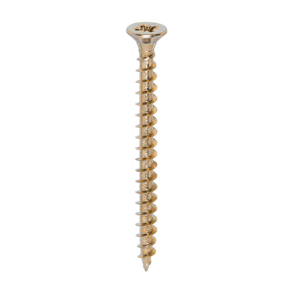 Timco Solo Woodscrews - Yellow Countersunk