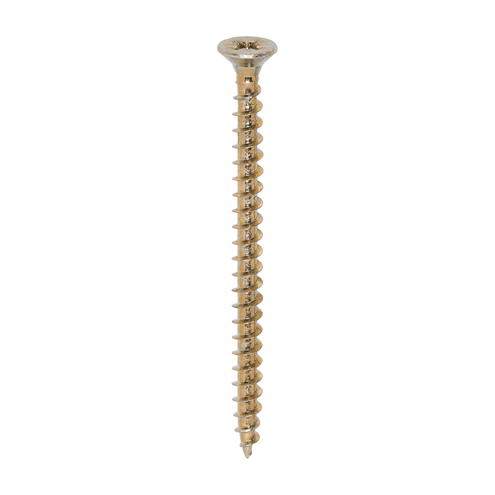 Timco Solo Woodscrews - Yellow Countersunk