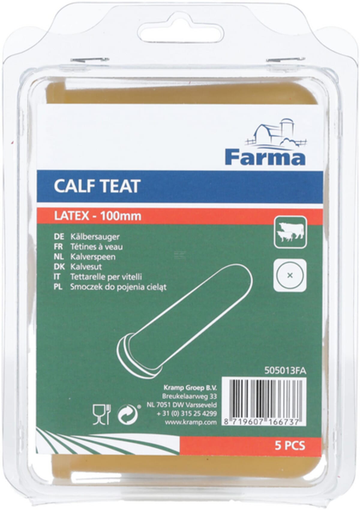 Calf teat