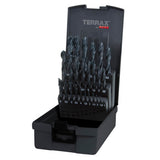 Terrax Twist Drill Set HSS Rolled