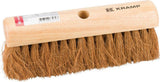 Platform broom coco fibre bristle