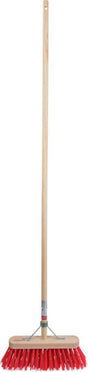 Broom synthetic with handle