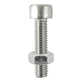 Timco Cap Socket Screw & Nut - Stainless Steel