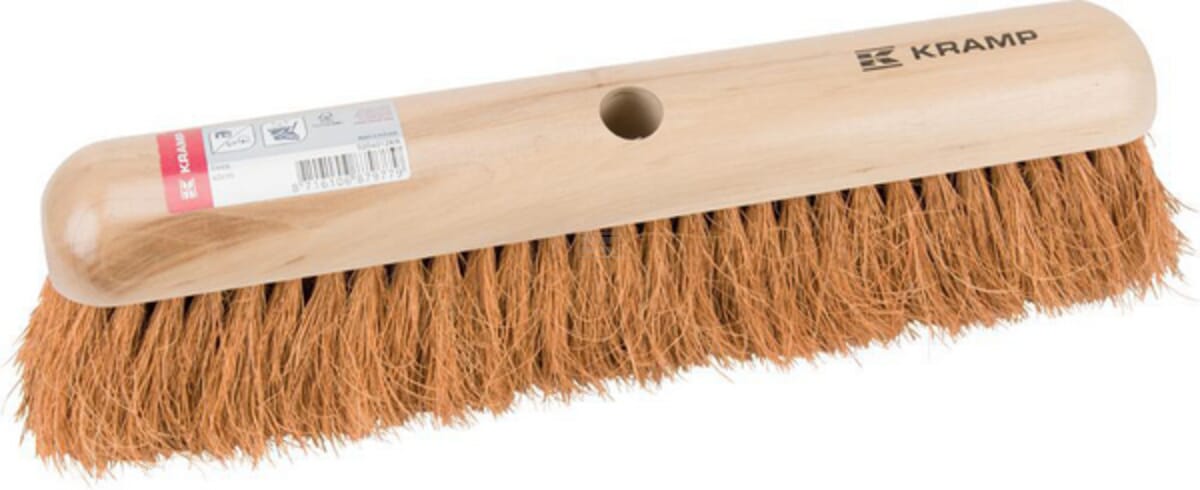 Platform broom coco fibre bristle