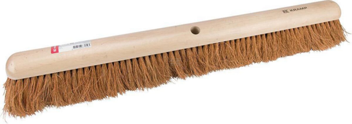 Platform broom coco fibre bristle