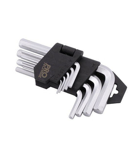 Hex Key Set 9pc 1.5-10mm Short