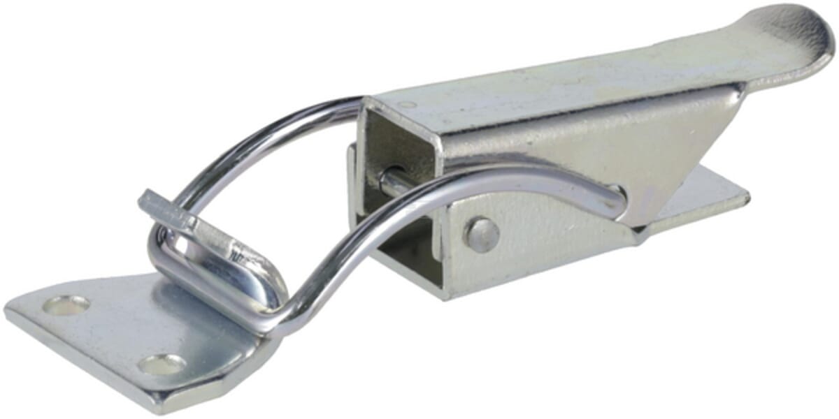 Bracket closure with catch