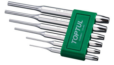 6pcs Parallel Pin Punch Set
