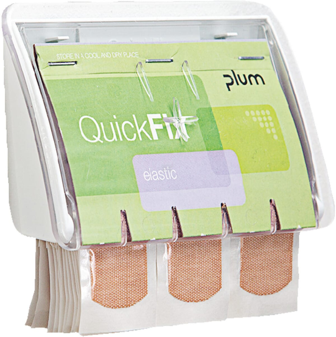 Plum QuickFix Uno dispenser with elastic plasters