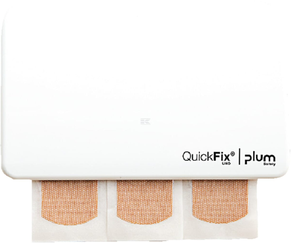 Plum QuickFix Uno dispenser with elastic plasters