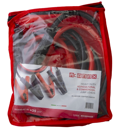 600A Jump Lead - 30% Copper / 70% Aluminum Coated