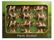 Kids Globe 571968 Cows red / white Set