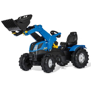 Pedal tractor with front loader, New Holland Rolly Toys