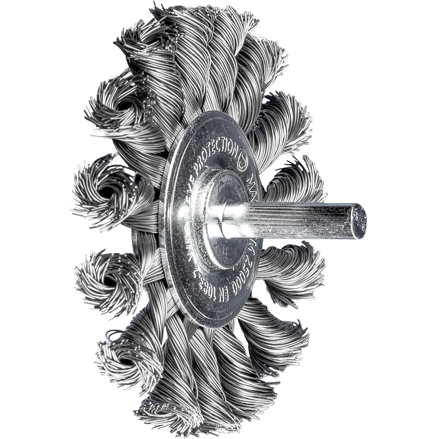 Twisted Wire Brush Shaft Mounted 6mm x 70mm