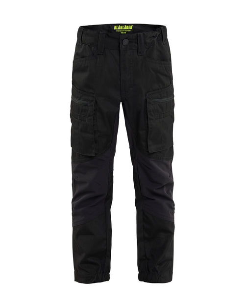 BLAKLADER Kids Stretch Trousers 52201845, Black
