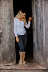 Brown Thick Crew Socks