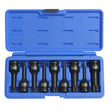 9Pce 1/2" Drive Air Impact TX Socket Set T20 - T70