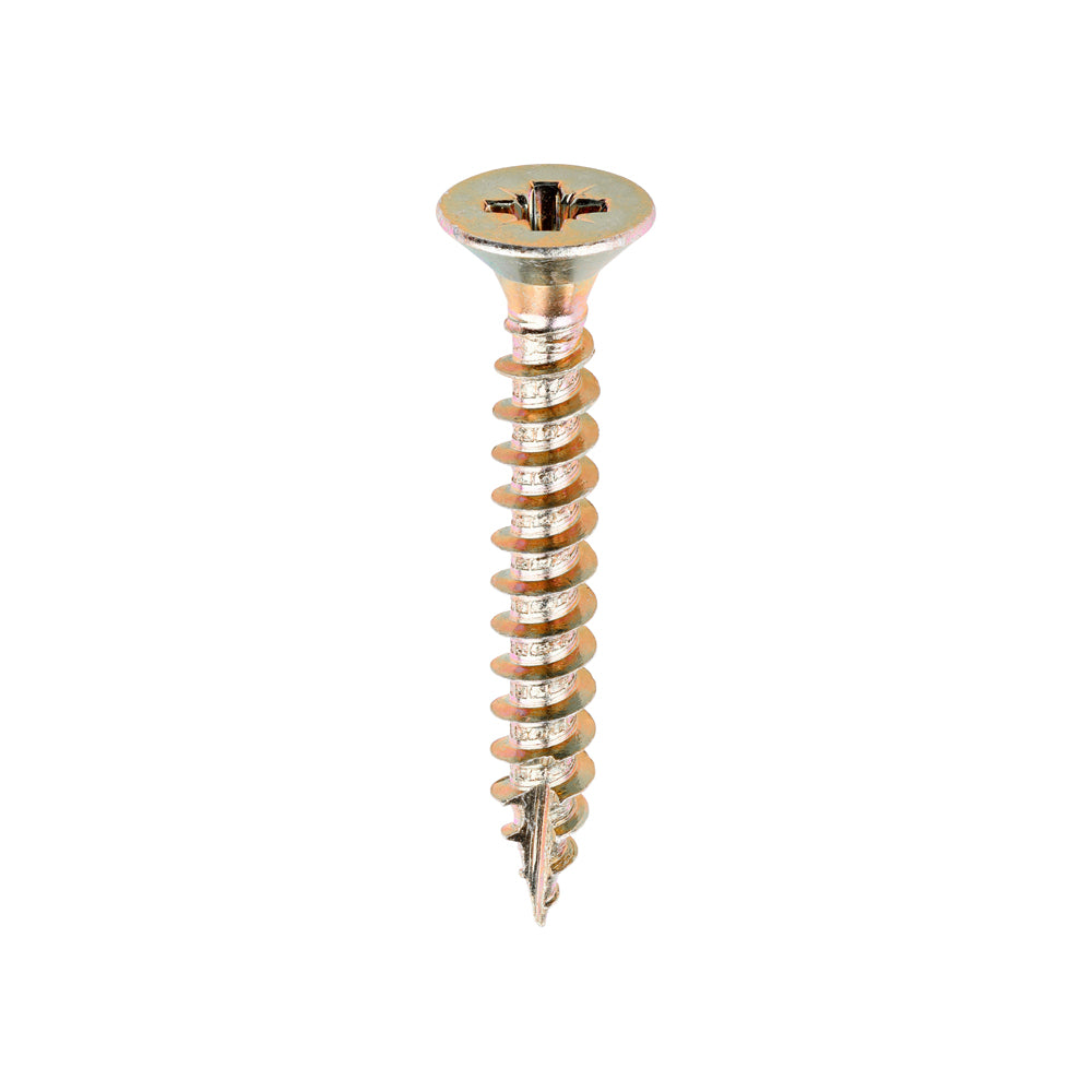 Timco Classic Multi-Purpose Screws - Yellow Countersunk