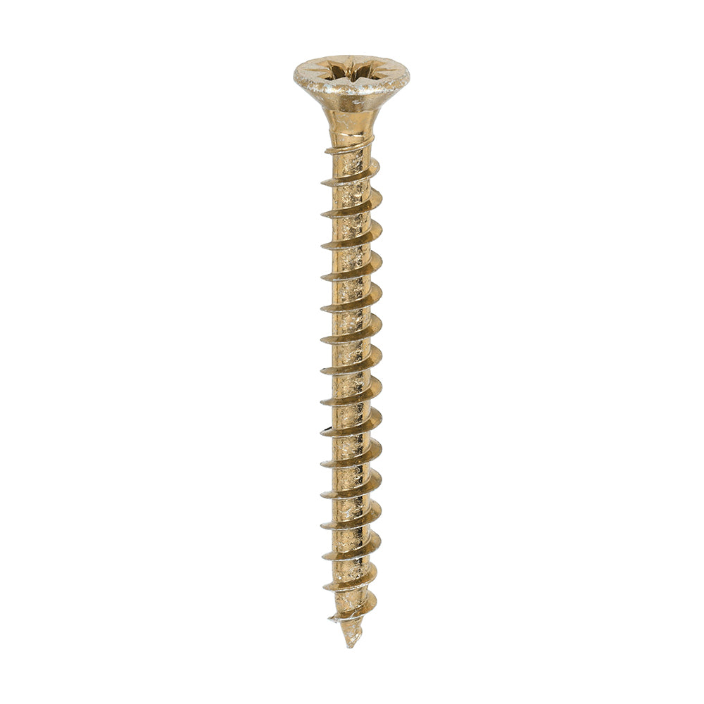 Timco Solo Woodscrews - Yellow Countersunk