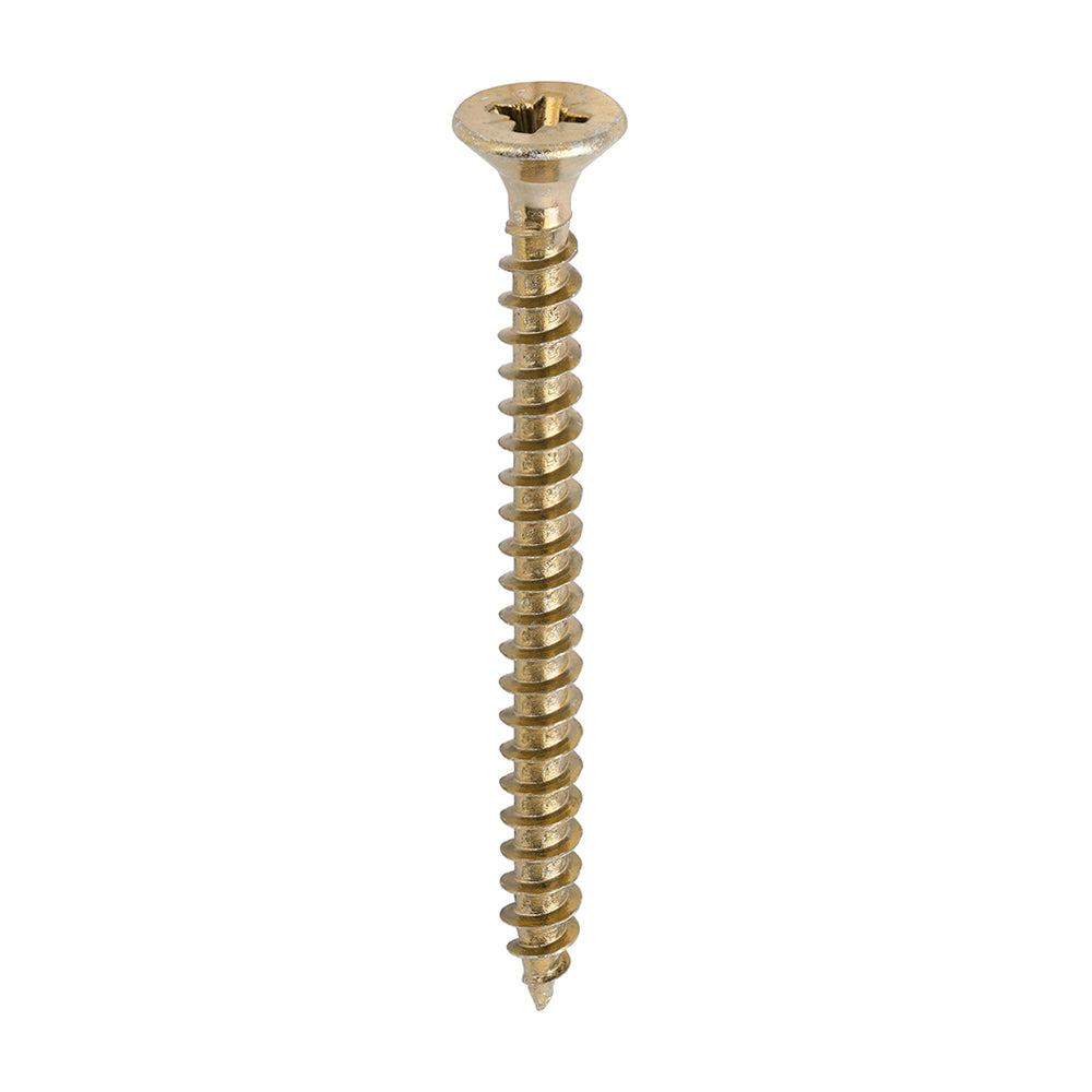 Timco Solo Woodscrews - Yellow Countersunk