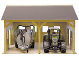 Kids Globe 610338 Shed for 2xTractor 1:16