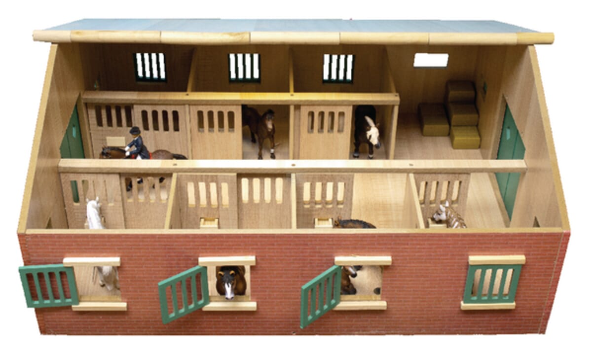 Kids Globe 610595 Horse Stable 1:24
