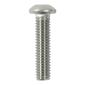 Timco Button Socket Screw -  Stainless Steel