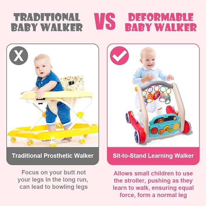 Sit-to-Stand Baby Walker & Activity Center (12 Months+)