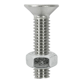 Timco Countersunk Socket Screw & Nut - Stainless Steel