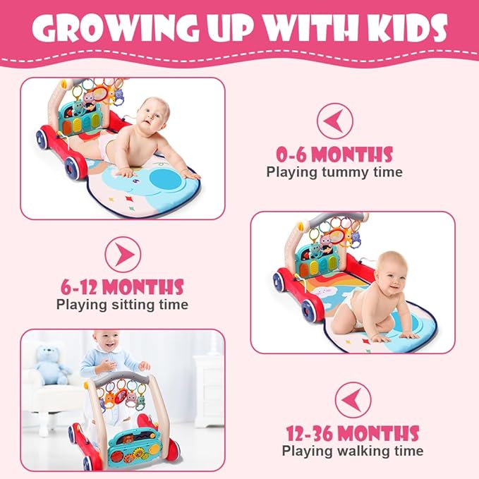 Sit-to-Stand Baby Walker & Activity Center (12 Months+)