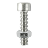Timco Cap Socket Screw & Nut - Stainless Steel