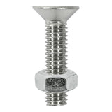 Timco Countersunk Socket Screw & Nut - Stainless Steel