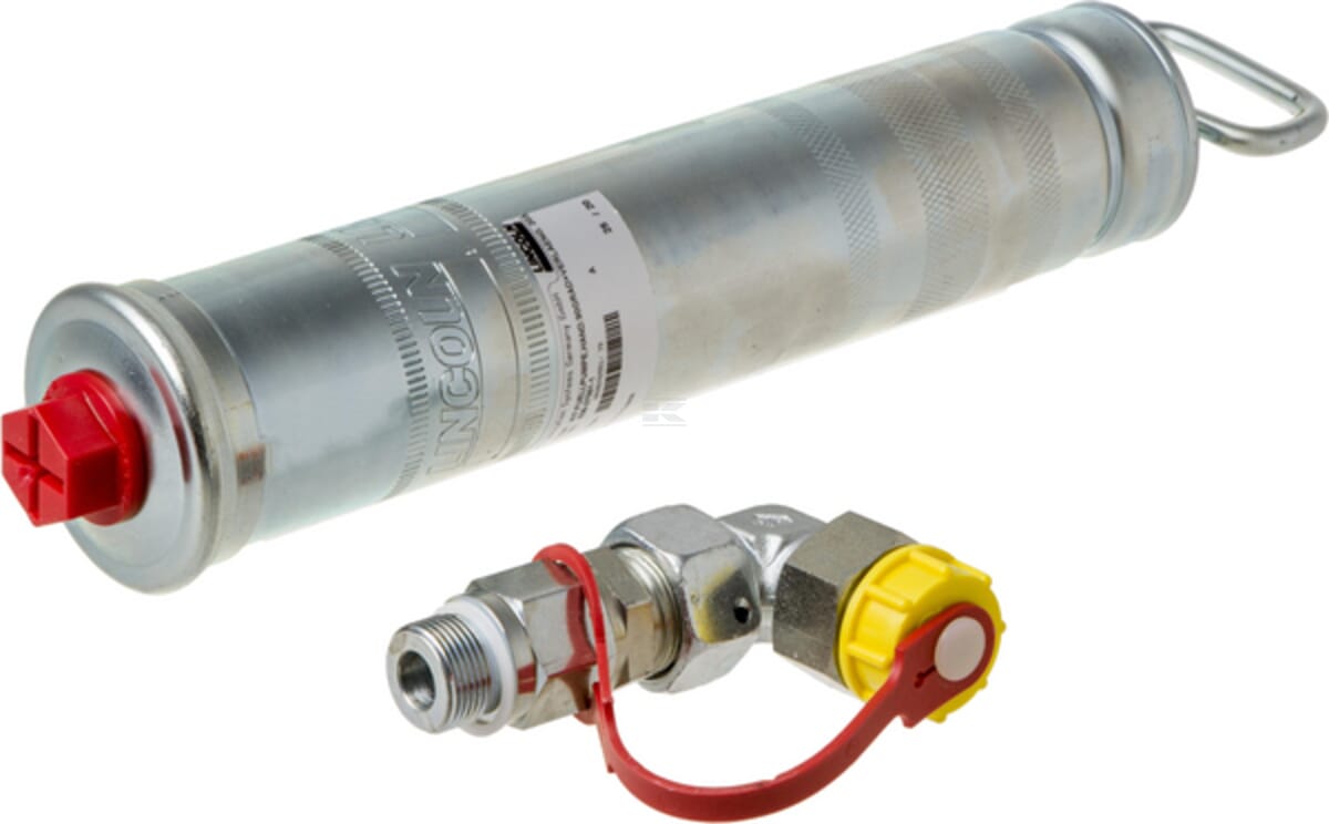 Grease filling cilinder for central lubrication