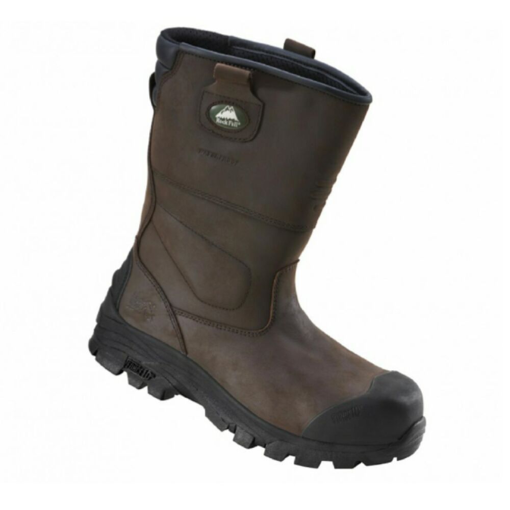 Rockfall Texas Waterproof S3 Safety Rigger Boot Brown