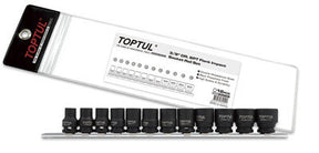 3/8"Dr Impact Socket Set 12pce 8-19mm