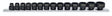 14PCS 3/8"DR.Stubby 6PT Impact Socket Rail Set