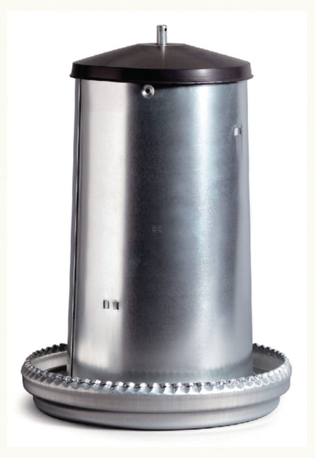 River Galvanised poultry feeder