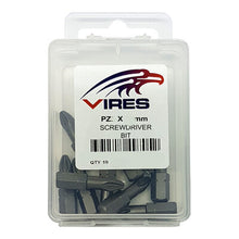 Vires PZ4 25mm Screwdriver Bit Set 10pce