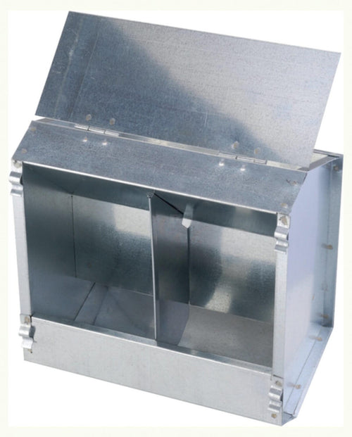 River Galvanised rabbit feeder