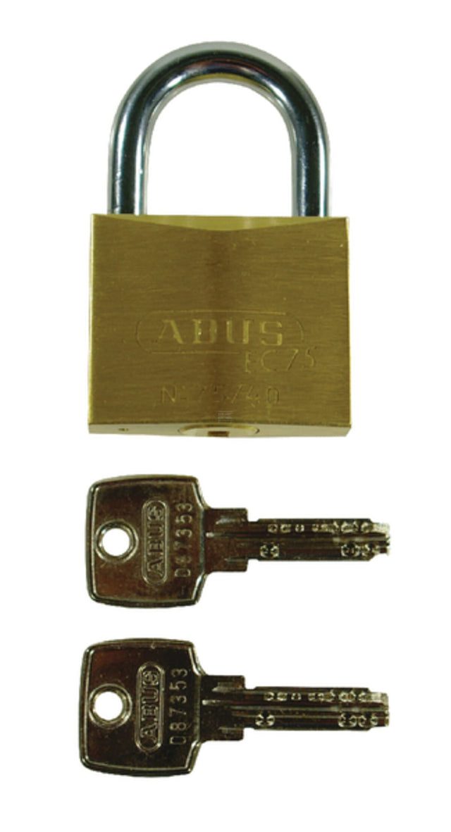 Abus Brass padlocks common key 75