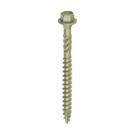 Timco In-Dex Timber Screws - Hex Head Exterior Green