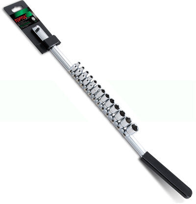 13PCS 1/4"DR. 6PT Socket Rail Set