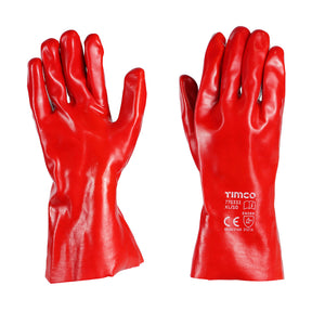 Timco PVC Gauntlets - PVC Coated Cotton Interlock