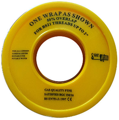 Vires PTFE GAS Tape 12mm x 5M