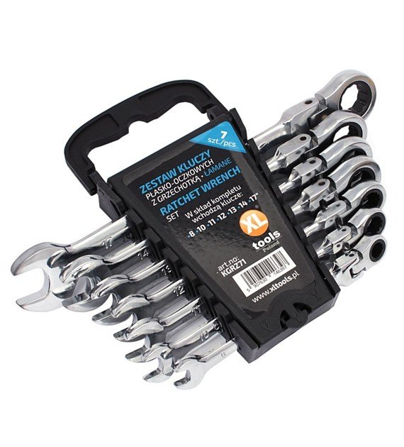 6pce Flexi Head Ratchet Wrench Set
