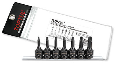 3/8"Dr Star Bit Impact Socket Set 7pc T20-T50