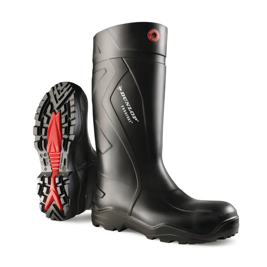 Dunlop C762 Purofort+ FS Safety Wellington Black