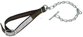 Calf connector with neck strap